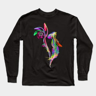 Line Drawings - Cockatoo Long Sleeve T-Shirt